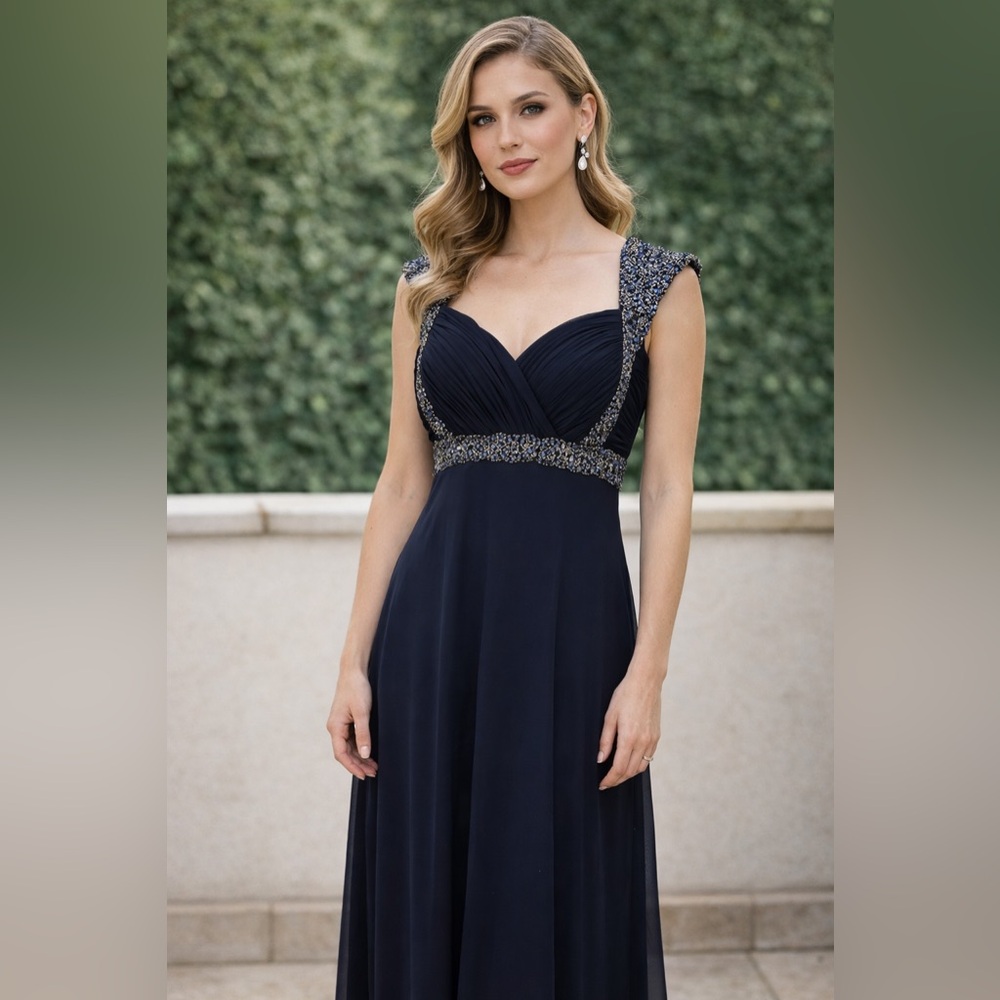 Joanna Chen Beaded Formal Dress